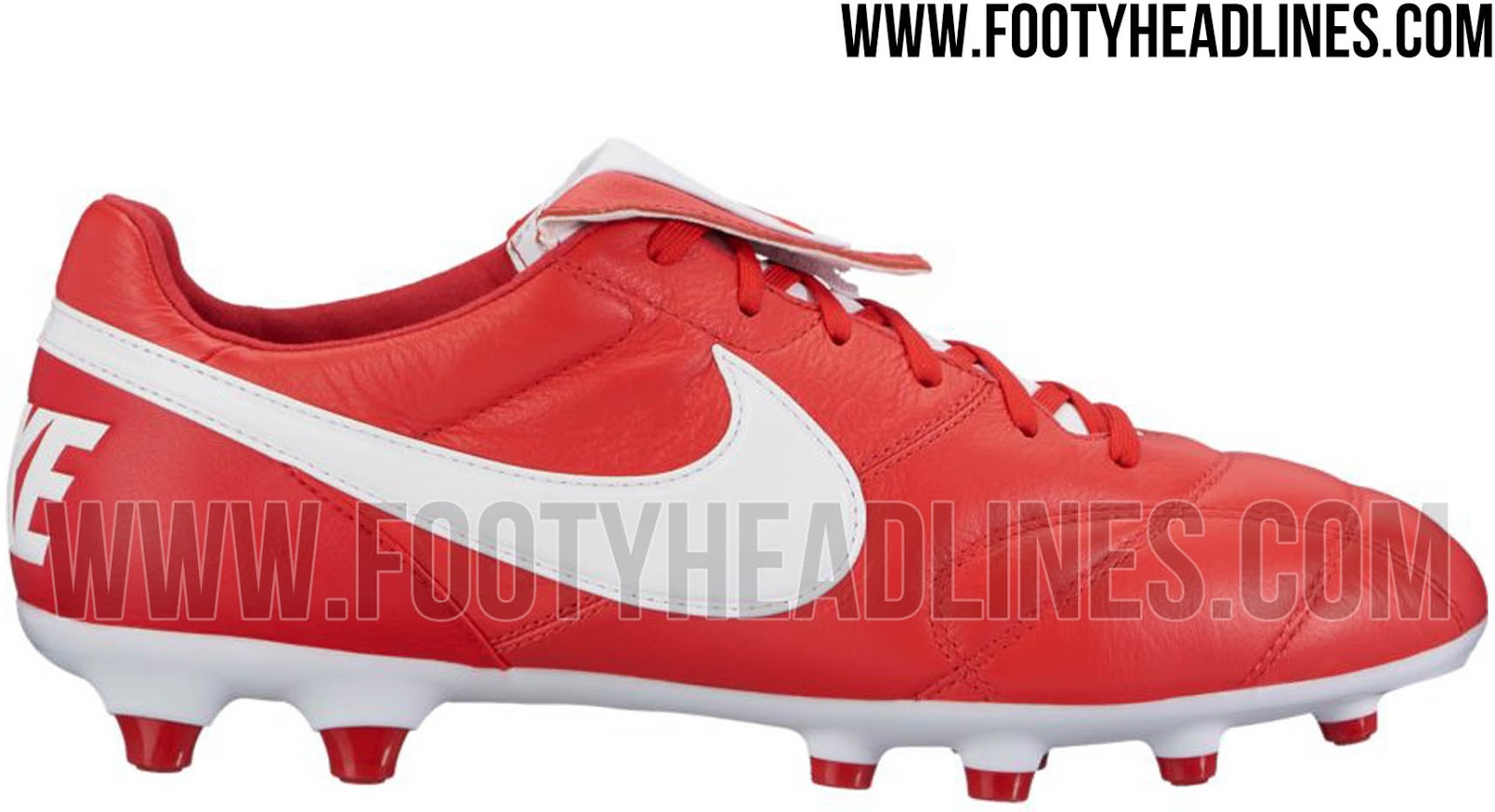 Nike premier red football top boots